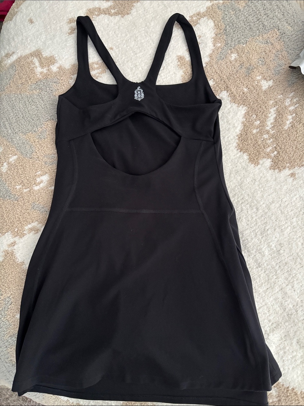 Free People Black Women’s Athletic Tank Skort Dress